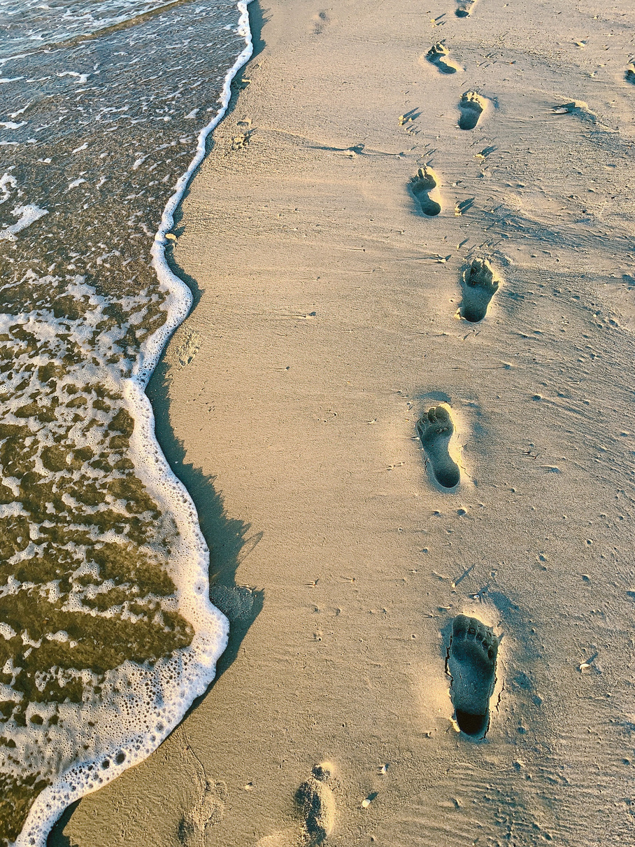 Footprints on Sand